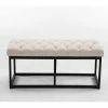 Banquette Amun B Tissu , Crème/100 Cm -Banquette Soldes Magasin G CNF O67759272 C