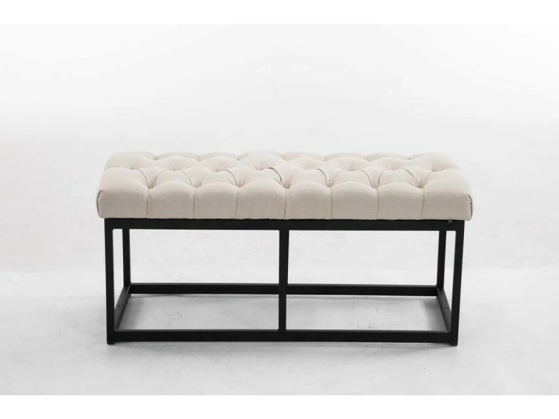 Banquette Amun B Tissu , Crème/100 Cm 3 Banquette Amun B Tissu , Crème/100 Cm