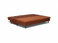 GPASPLUS Banquette Convertible 3 Places Massa - Tissu Rouge - L 195 X P 86 X H 82 Cm -Banquette Soldes Magasin G CNF P15769639 E