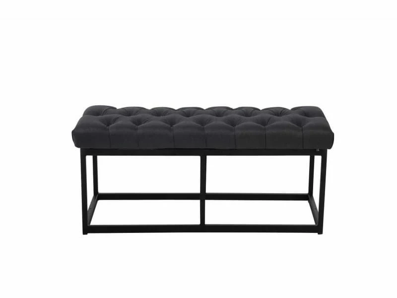 Banquette Amun B Tissu , Noir /100 Cm 3 Banquette Amun B Tissu , Noir /100 Cm