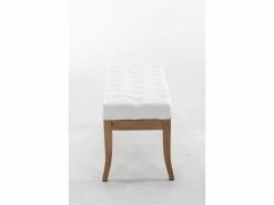 Banc Ramses Similicuir Antique Clair , Blanc /100 Cm 7 Banc Ramses Similicuir Antique Clair , Blanc /100 Cm -Banquette Soldes Magasin G CNF Q36676173 D