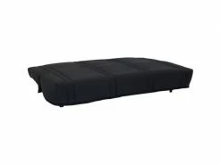 GPASPLUS Banquette Clic Clac 3 Places - Tissu Noir - Style Contemporain - L 193 X P 92 Cm -Banquette Soldes Magasin G CNF Q85851380 F