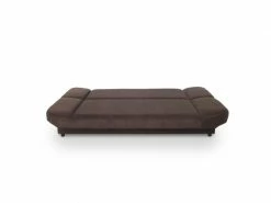 Maddy - Banquette Clic Clac Convertible En Tissu Marron -Banquette Soldes Magasin G CNF R66031189 D