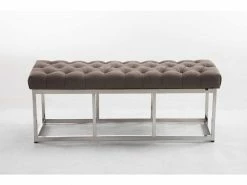Banc Amun E En Tissu , Taupe/120 Cm
