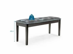 Banc Banquette Design Classique, Banc Rembourrée En Tissu, Banc Capitonné En Lin Et Bois D'hévéa Pour Chambre Salle à Manger Salon Couloir Piano Gris 11 Banc Banquette Design Classique, Banc Rembourrée En Tissu, Banc Capitonné En Lin Et Bois D'hévéa Pour Chambre Salle à Manger Salon Couloir Piano Gris -Banquette Soldes Magasin G CNF S47287500 F