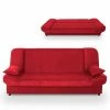 Maddy - Banquette Clic Clac Convertible En Tissu Rouge 1 Maddy - Banquette Clic Clac Convertible En Tissu Rouge -Banquette Soldes Magasin G CNF S88269676 B