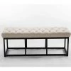 Banquette Amun B Tissu , Crème/120 Cm -Banquette Soldes Magasin G CNF T60644482 C