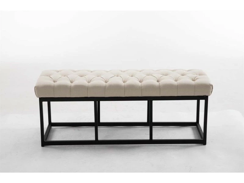 Banquette Amun B Tissu , Crème/120 Cm 3 Banquette Amun B Tissu , Crème/120 Cm
