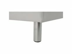 GPASPLUS Lit Adulte - 160x200 Cm- Simili Blanc - Tyyli 9 GPASPLUS Lit Adulte - 160x200 Cm- Simili Blanc - Tyyli -Banquette Soldes Magasin G CNF T78577673 F