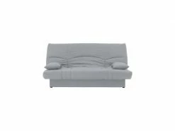 Dream Banquette Clic Clac 3 Places - Tissu Gris Clair - Slyle Contemporain - L 190 X P92 Cm