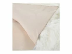 Banquette Bout De Lit Fausse Fourrure Blanche Et Pieds En Métal Doré -Banquette Soldes Magasin G CNF U78346937 D