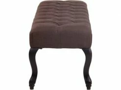 Banquette Brest En Tissu Avec Piètement Antique Sombre , Marron/150 Cm 6 Banquette Brest En Tissu Avec Piètement Antique Sombre , Marron/150 Cm -Banquette Soldes Magasin G CNF U84518753 C