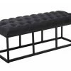 Banquette Amun B Tissu , Noir /120 Cm 2 Banquette Amun B Tissu , Noir /120 Cm -Banquette Soldes Magasin G CNF V12097619 B