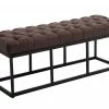Banquette Amun B Tissu , Marron/120 Cm