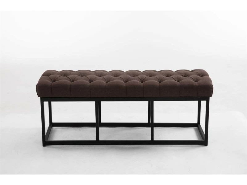 Banquette Amun B Tissu , Marron/120 Cm 4 Banquette Amun B Tissu , Marron/120 Cm – Image 2