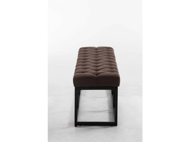 Banquette Amun B Tissu , Marron/120 Cm 5 Banquette Amun B Tissu , Marron/120 Cm – Image 3
