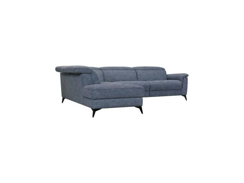GPASPLUS Canapé D'angle Gauche Avec 1 Place Relax électrique - Tissu Bleu Clair - L 292 X P 232 X H 99 Cm - Melbourne 3 GPASPLUS Canapé D'angle Gauche Avec 1 Place Relax électrique - Tissu Bleu Clair - L 292 X P 232 X H 99 Cm - Melbourne