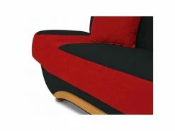 Niyo - Canapé 3 Places Convertible En Tissu Noir Et Rouge 11 Niyo - Canapé 3 Places Convertible En Tissu Noir Et Rouge -Banquette Soldes Magasin G CNF W48679389 F