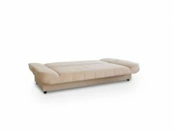 Maddy - Banquette Clic Clac Convertible En Tissu Beige -Banquette Soldes Magasin G CNF W99261747 F