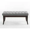 Banc Ramses Tissu Antique Sombre , Gris/100 Cm 1 Banc Ramses Tissu Antique Sombre , Gris/100 Cm -Banquette Soldes Magasin G CNF X34063537 C