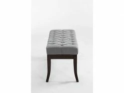 Banc Ramses Tissu Antique Sombre , Gris/100 Cm -Banquette Soldes Magasin G CNF X34063537 D