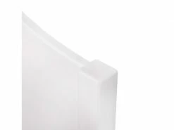 GPASPLUS Haro Lit Enfant - Mdf Et Pin Massif - Decor Chene Et Laque Blanc - Sommier Inclus - 90 X 190 Cm -Banquette Soldes Magasin G CNF X70176196 F