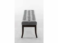 Banc Ramses Similicuir Antique Sombre , Gris/150 Cm -Banquette Soldes Magasin G CNF Y18296311 D