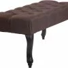 Banquette Brest En Tissu Avec Piètement Antique Sombre , Marron/100 Cm 2 Banquette Brest En Tissu Avec Piètement Antique Sombre , Marron/100 Cm -Banquette Soldes Magasin G CNF Y72818621 B