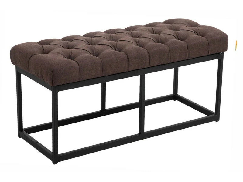 Banquette Amun B Tissu , Marron/100 Cm 3 Banquette Amun B Tissu , Marron/100 Cm