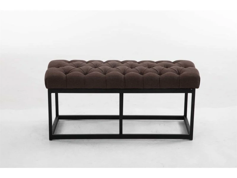 Banquette Amun B Tissu , Marron/100 Cm 4 Banquette Amun B Tissu , Marron/100 Cm – Image 2